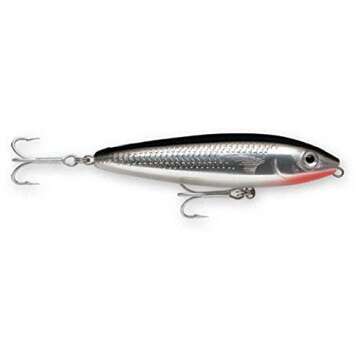 Rapala Saltwater Skitter Walk 11 Fishing Lure - 4.375-Inch Silver Mullet