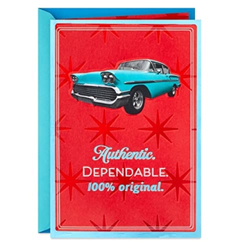 Hallmark Classic Car Birthday Card for Men - Unique Design