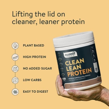 Nuzest Vegan Protein Powder Clean Lean Protein Rich Chocolate