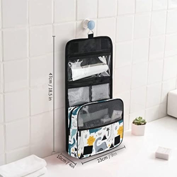 Hanging Travel Toiletry Bag for Kids and Adults