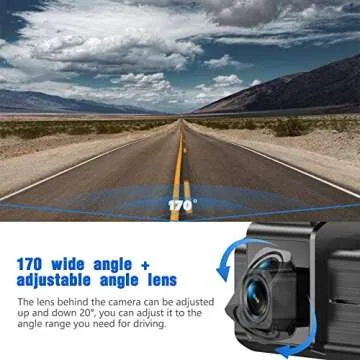 Vlokda 2K Dash Camera with Wi-Fi and Night Vision
