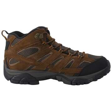 Merrell Men's Moab 2 Mid Waterproof Hiking Boot, Earth, 10.5 M US