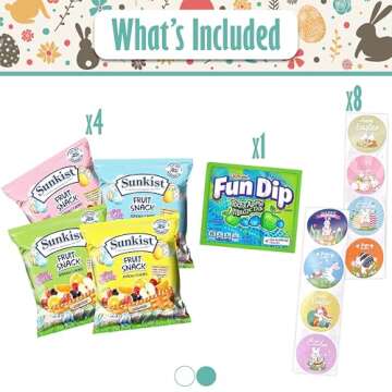 Easter Snack Egg Shape Box with Sweet Delights for All