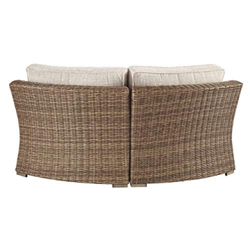 Ashley Beachcroft Curved Corner Chair for Outdoor Comfort