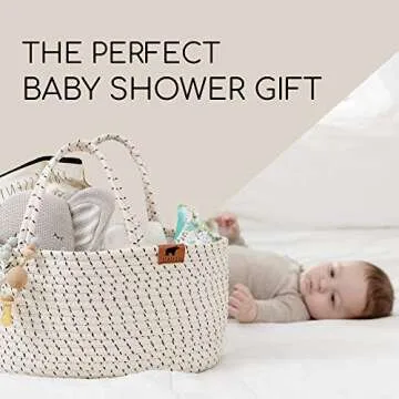 Chic Lu & Ken 3 in 1 Diaper Caddy Organizer for Babies