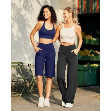 G4Free Women's Flare Pants with Pockets - Stylish Comfort
