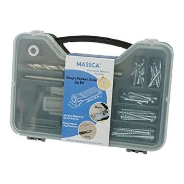 Massca Pocket-Hole Jig Kit for Easy Woodworking