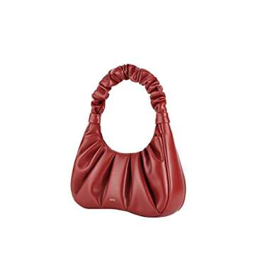 JW PEI Women's Gabbi Ruched Hobo Handbag - Chili Red