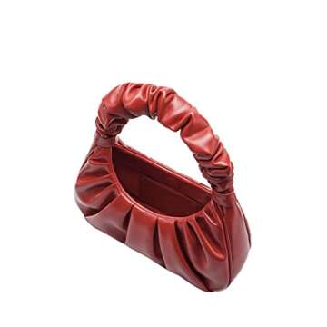 JW PEI Women's Gabbi Ruched Hobo Handbag - Chili Red