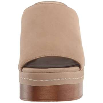 Vince Camuto Women's Footwear Women's Mayaly Platform Sandal Heeled, Tortilla, 7.5