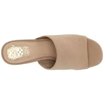 Vince Camuto Women's Footwear Women's Mayaly Platform Sandal Heeled, Tortilla, 7.5