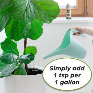 Perfect Plants Liquid Fiddle Leaf Fig Fertilizer | 8oz. of Premium Concentrated Indoor Ficus Food | Get Big Leaves and Healthy Plants