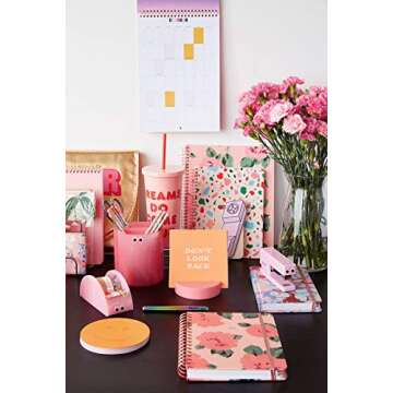 Ban.do Rough Draft Mini Spiral Notebook - 160 Lined Pages