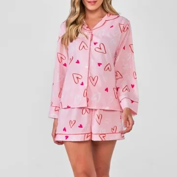 Stylish Women’s Valentine’s Day Pajamas Set for Cozy Nights