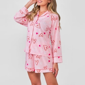 Stylish Women’s Valentine’s Day Pajamas Set for Cozy Nights