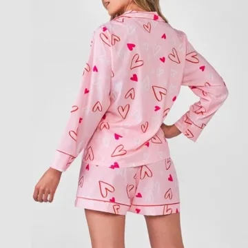 Stylish Women’s Valentine’s Day Pajamas Set for Cozy Nights