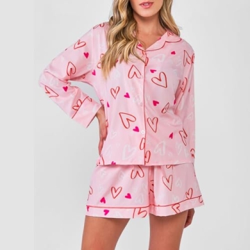 Stylish Women’s Valentine’s Day Pajamas Set for Cozy Nights