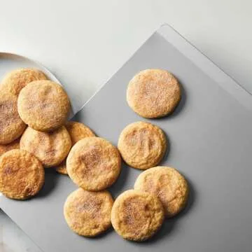 Farberware Insulated Bakeware Nonstick Cookie Baking Sheet, 15.5" x 20", Light Gray