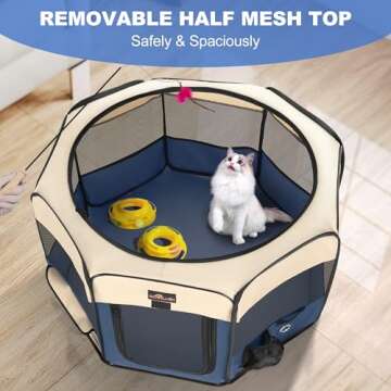Foldable Waterproof Pet Playpens for Dogs and Cats