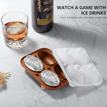 Fun Silicone Ice Molds for Large Ice Balls & Drinks