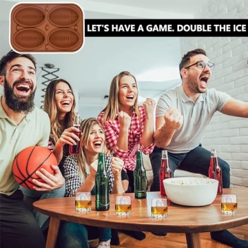 Fun Silicone Ice Molds for Large Ice Balls & Drinks