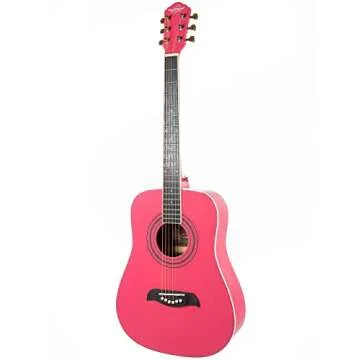 Oscar Schmidt OG1LH 3/4 Size Left-Handed Acoustic Guitar Bundle