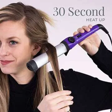 Remington Teardrop Barrel Curling Wand, for Textured Waves