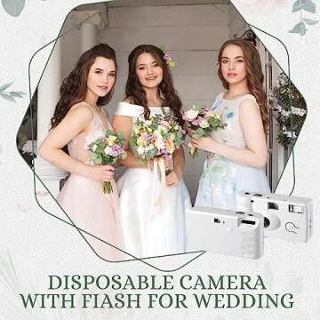 Treela 6 Pack Disposable Cameras for Parties and Events