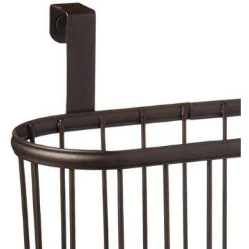 Spectrum Diversified Ashley Over-The-Cabinet Plastic Grocery Bag Dispenser, Plastic Bag Holder for Kitchen Storage & Organization, Under Sink Organizer for Recycling Grocery Bags