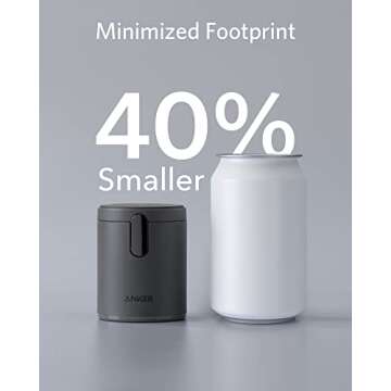 Anker Magnetic Wireless Charger, 623 MagGo 2-in-1 Charging Station with 20W USB-C Charger, for iPhone 14/14 Pro/14 Pro Max/13/13 Pro Max, AirPods Pro (Interstellar Gray)