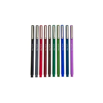 Marvy Uchida Le Pen Set 10 Colors 0.3mm Fine Tip