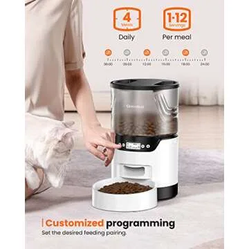 Customizable Automatic Cat Feeder with Voice Recorder