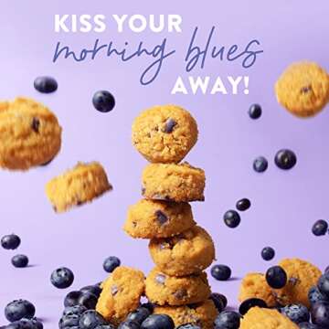 Highkey Blueberry Muffin - Low Carb Keto Snacks Gluten Free Muffins