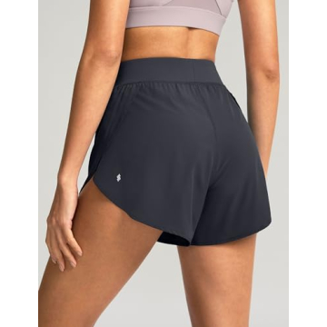 Soothfeel High Waisted Athletic Running Shorts for Women