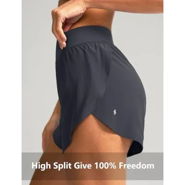 Soothfeel High Waisted Athletic Running Shorts for Women