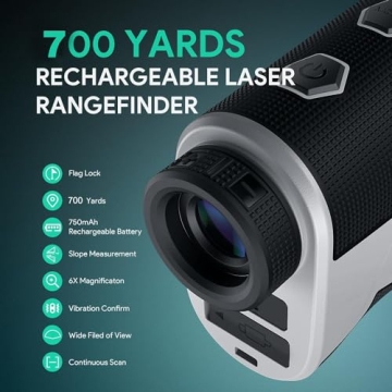 THGolf Golf Rangefinder with Slope & Pulse Vibration