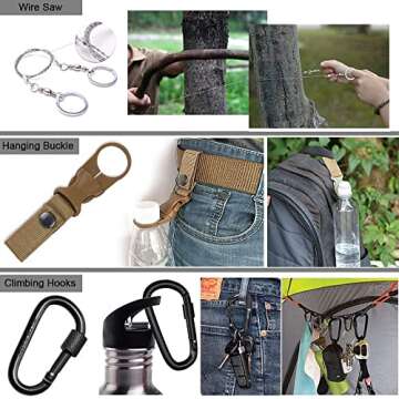 EILIKS 23-in-1 Survival Gear Emergency Kit for Adventurers