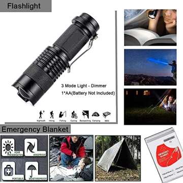 EILIKS 23-in-1 Survival Gear Emergency Kit for Adventurers