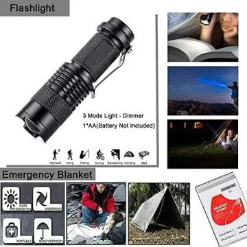 EILIKS 23-in-1 Survival Gear Emergency Kit for Adventurers