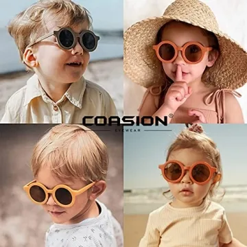 COASION Kids Sunglasses UV Protection Stylish Shades for Children