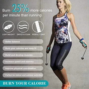 Redify Ropeless Jump Rope: Workout Smart, Jump Anywhere