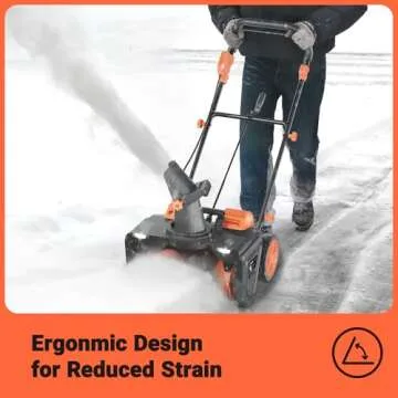 Voltask 48V Cordless Snow Blower for Effortless Winter Cleanup
