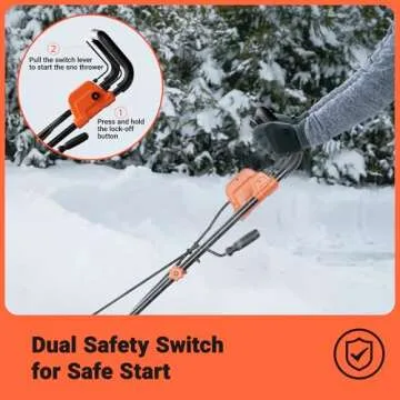 Voltask 48V Cordless Snow Blower for Effortless Winter Cleanup