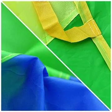 Rettebovon Multi-Purpose 12ft Play Parachute for Kids
