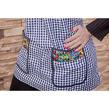 Cuitáxi Mexican Apron with Pockets & Embroidery