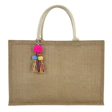 Stylish Hibala Woven Beach Tote - Eco-Friendly & Durable