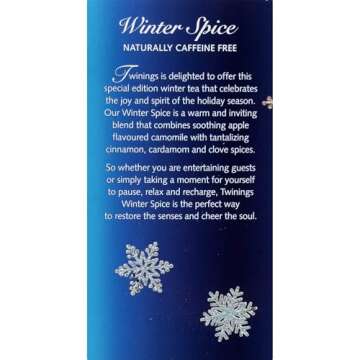 Twinings Winter Spice Tea - Caffeine-Free Herbal Blend