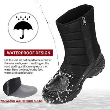 SILENTCARE Waterproof Winter Snow Boot for All