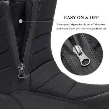 SILENTCARE Waterproof Winter Snow Boot for All