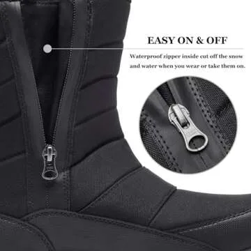 SILENTCARE Waterproof Winter Snow Boot for All